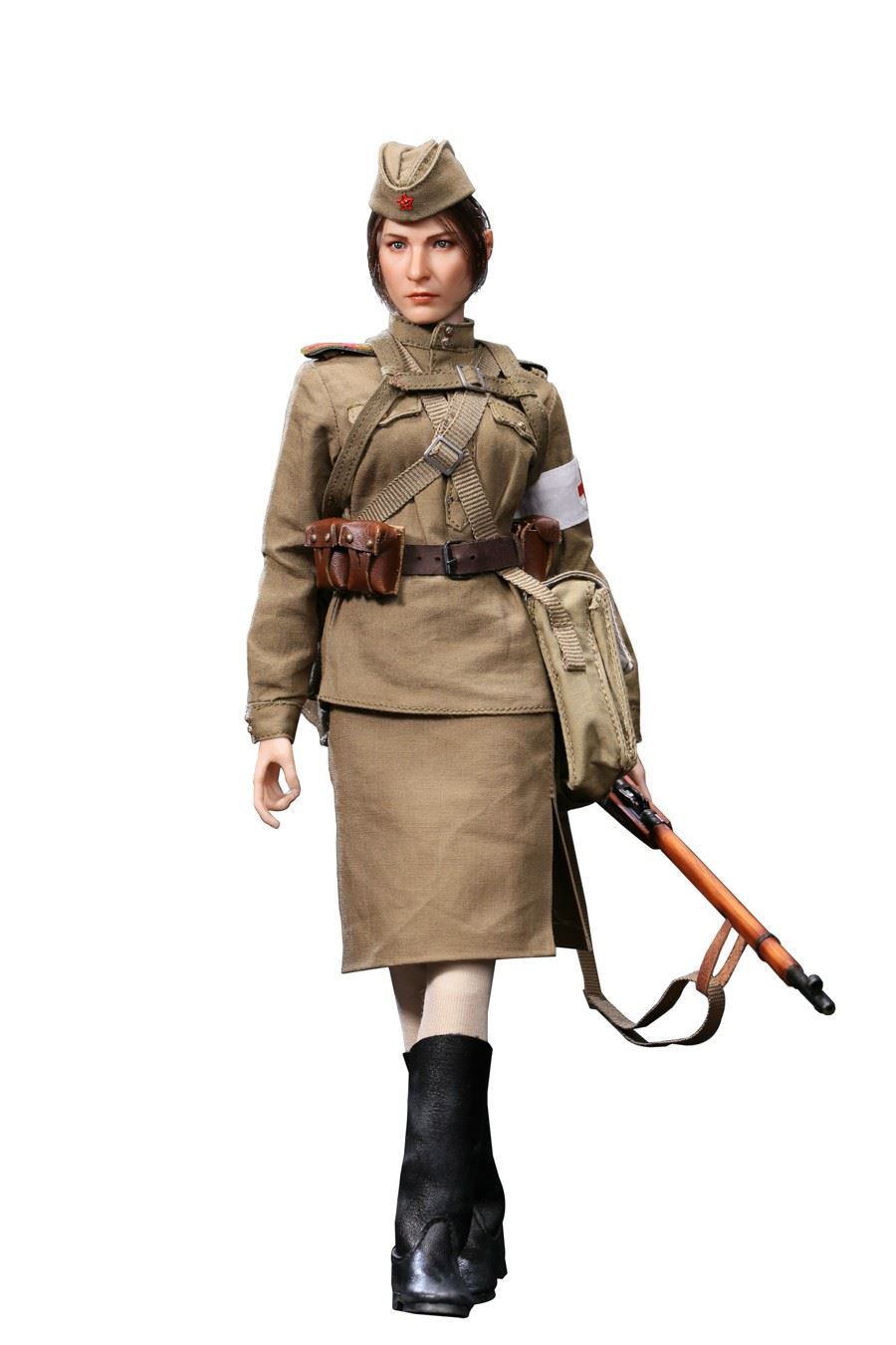 1/6 WWII Soviet female medical soldier