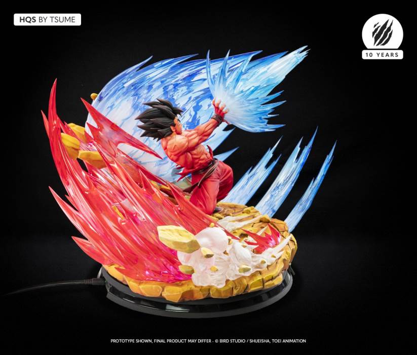 Vegeta Galick Gun and Goku Kaio-ken HQS 1/6