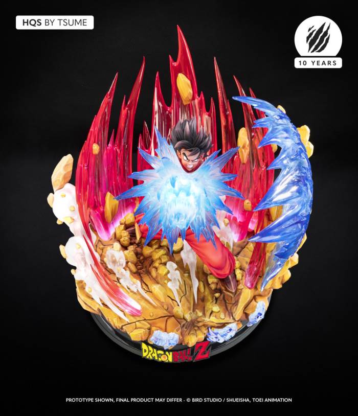 Vegeta Galick Gun and Goku Kaio-ken HQS 1/6