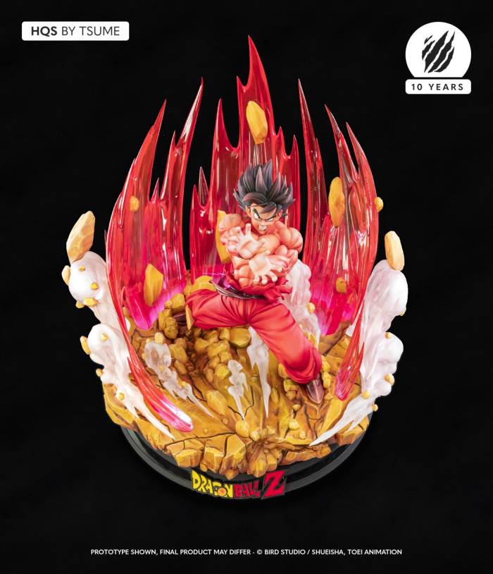 Vegeta Galick Gun and Goku Kaio-ken HQS 1/6