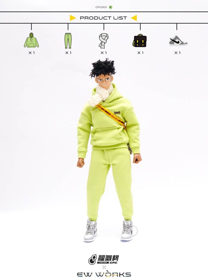 1/6 soldier fashion sports sweater suit