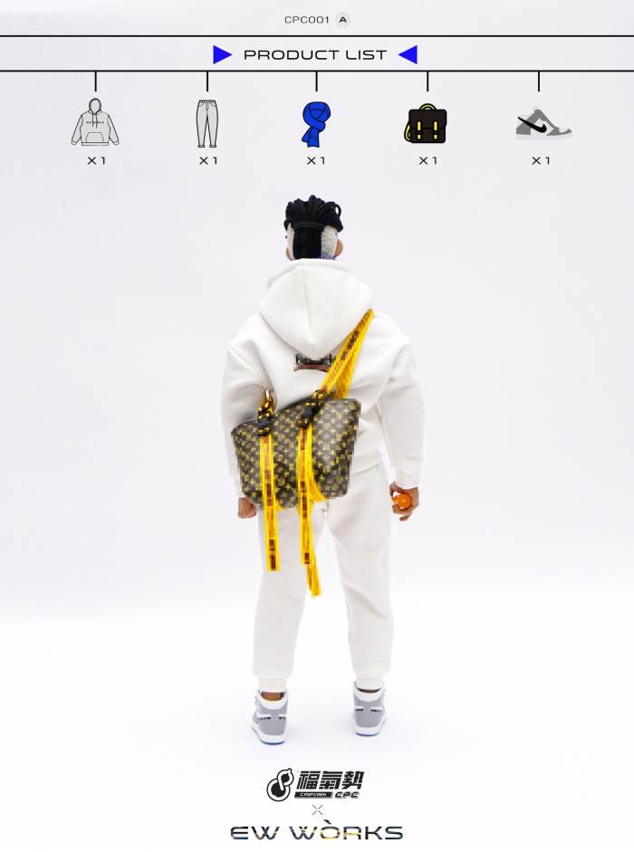 1/6 soldier fashion sports sweater suit