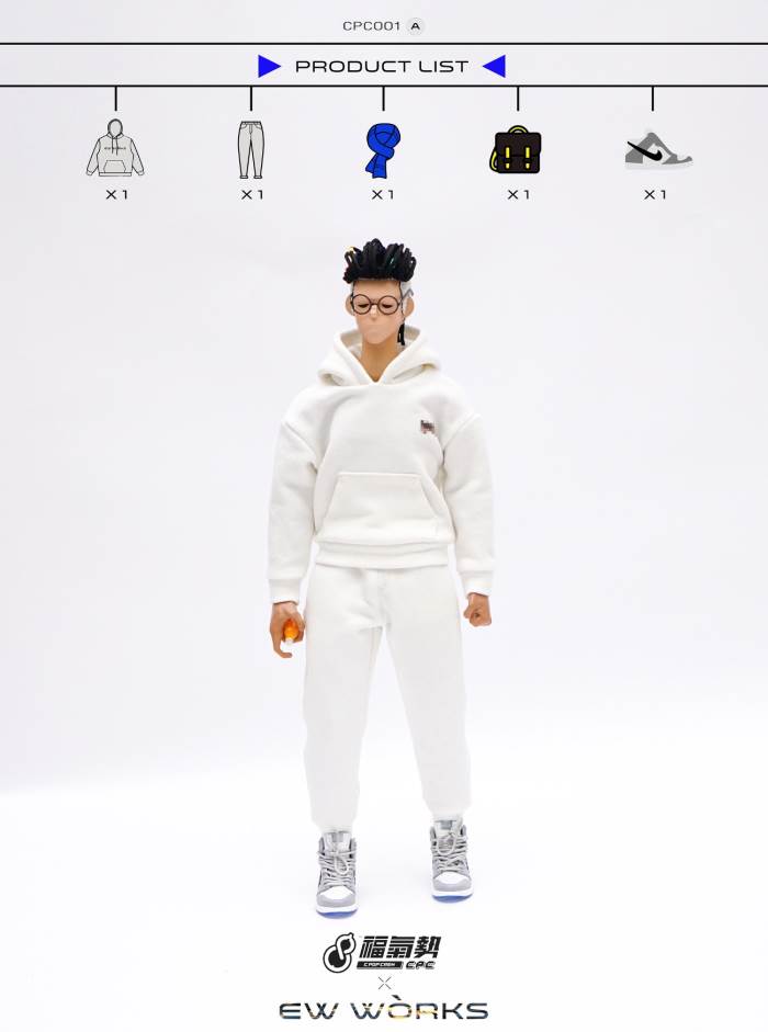 1/6 soldier fashion sports sweater suit