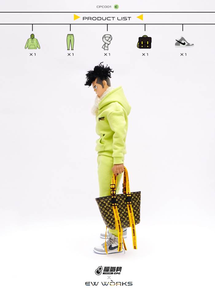1/6 soldier fashion sports sweater suit
