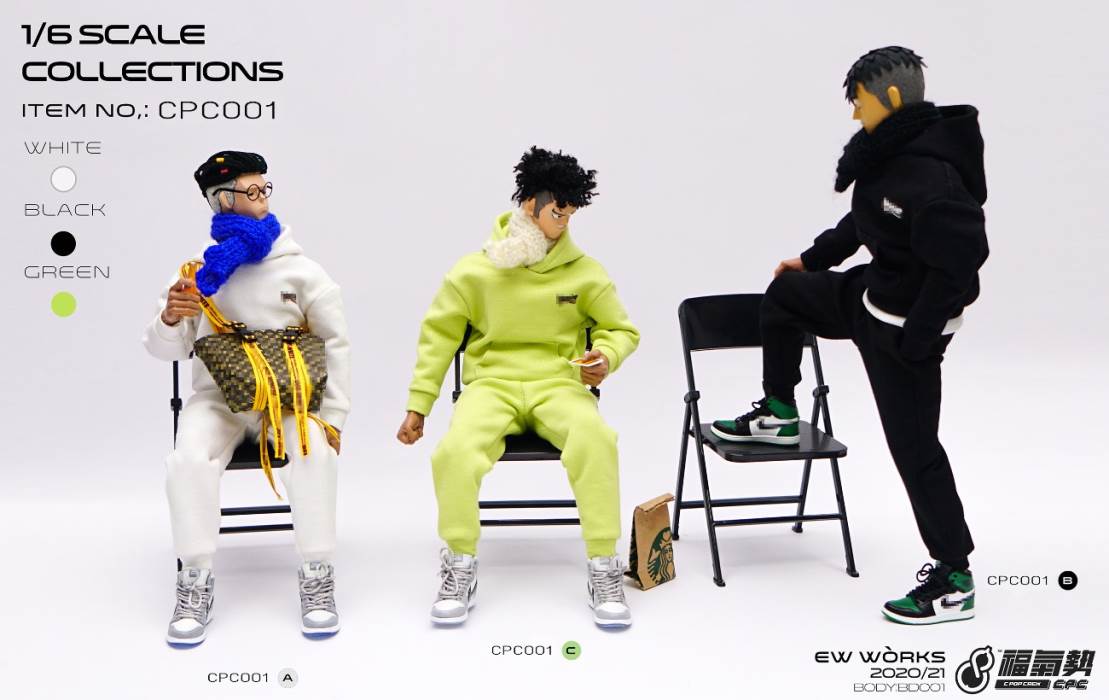 1/6 soldier fashion sports sweater suit