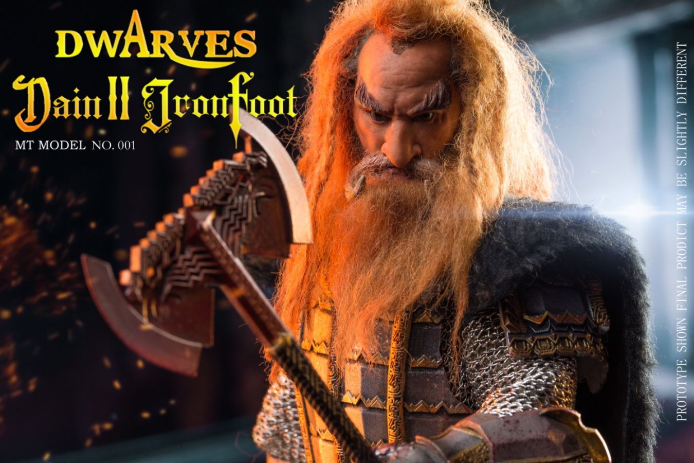 1/6 dwarf Dane II iron footed moving figure