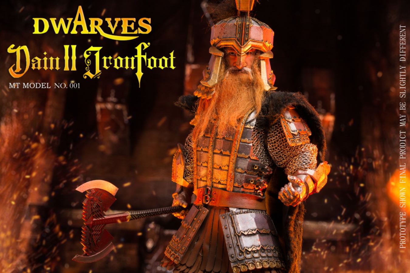 1/6 dwarf Dane II iron footed moving figure