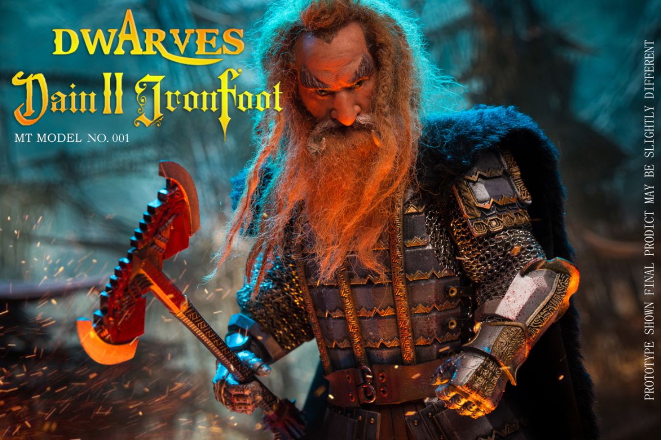 1/6 dwarf Dane II iron footed moving figure