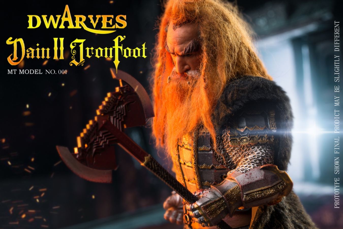 1/6 dwarf Dane II iron footed moving figure