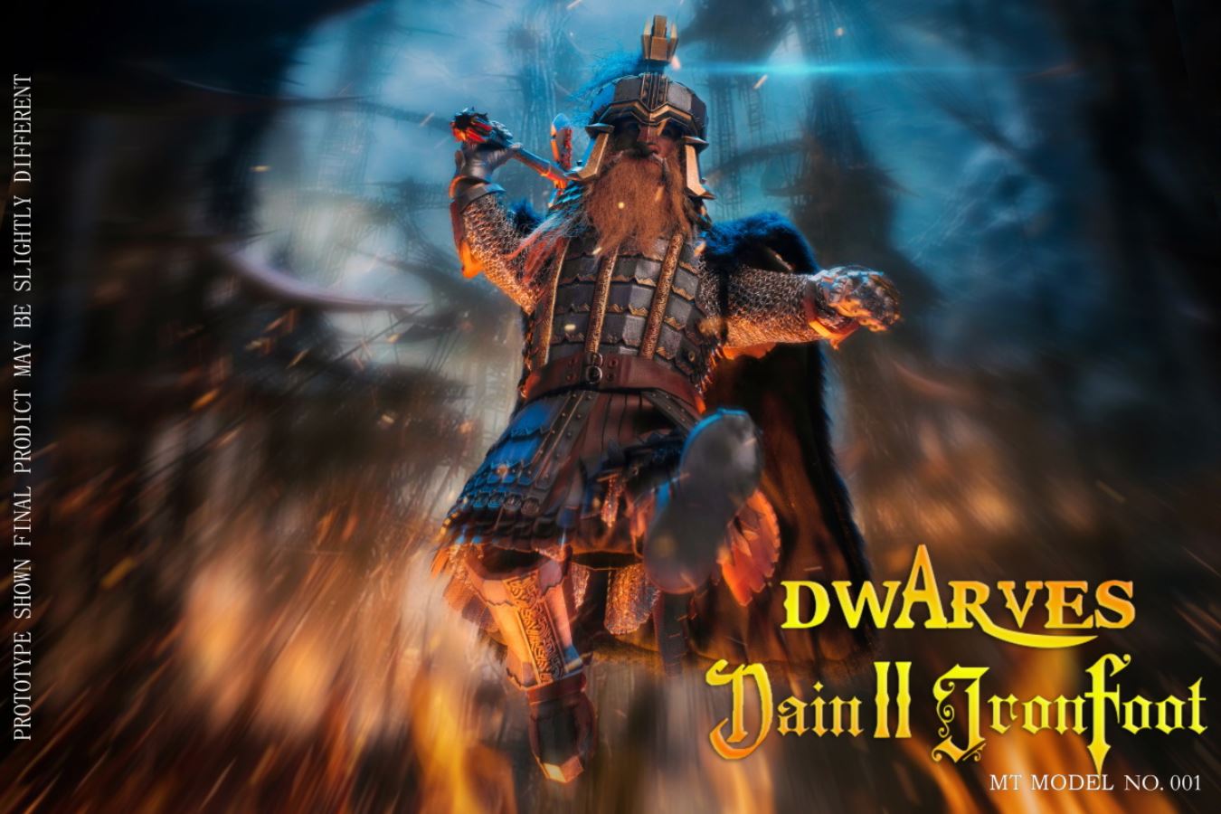 1/6 dwarf Dane II iron footed moving figure