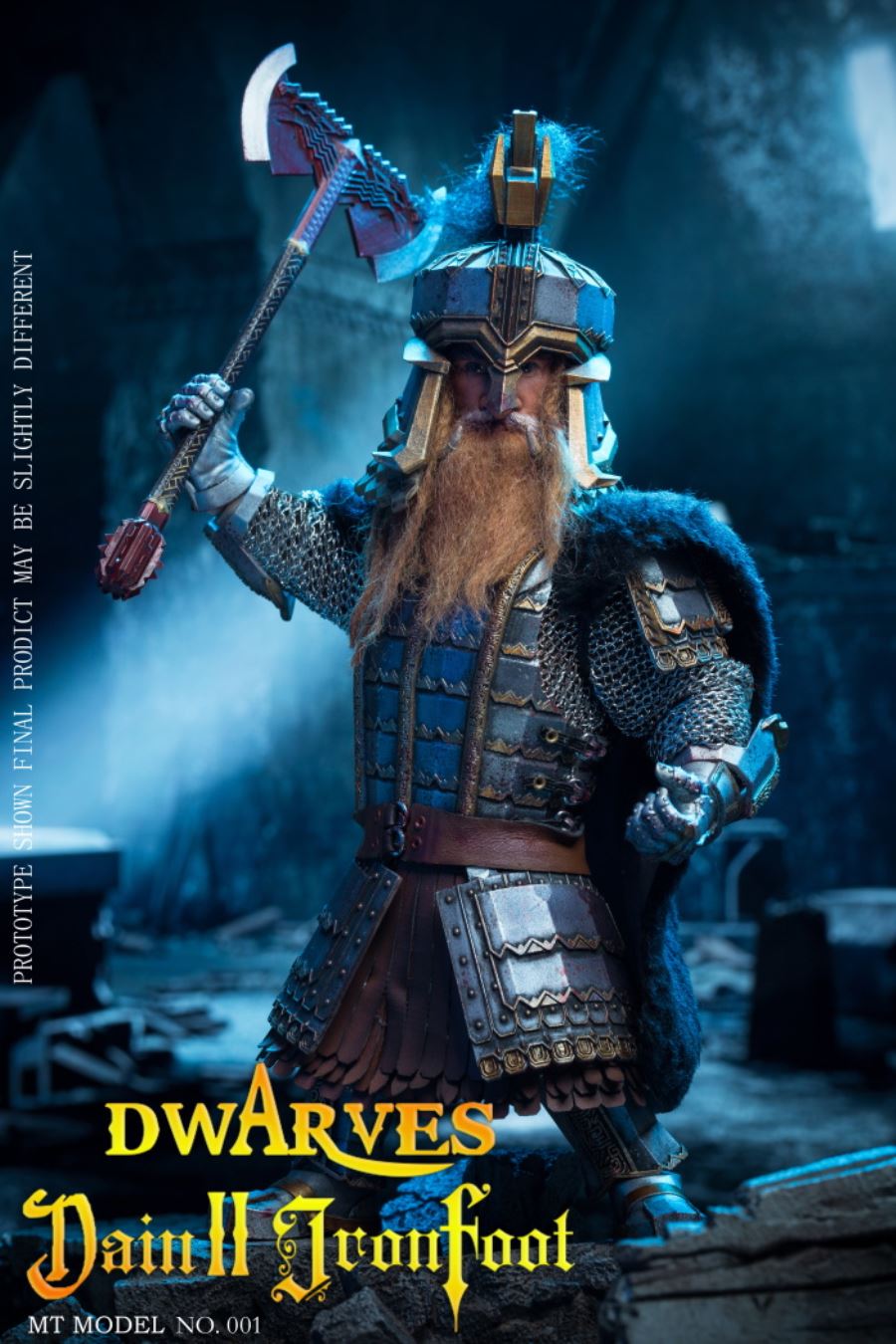 1/6 dwarf Dane II iron footed moving figure