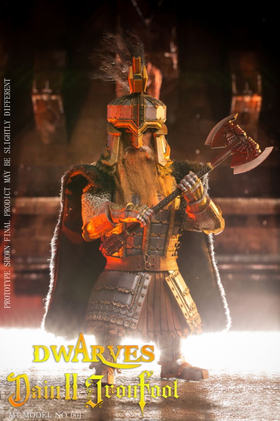 1/6 dwarf Dane II iron footed moving figure