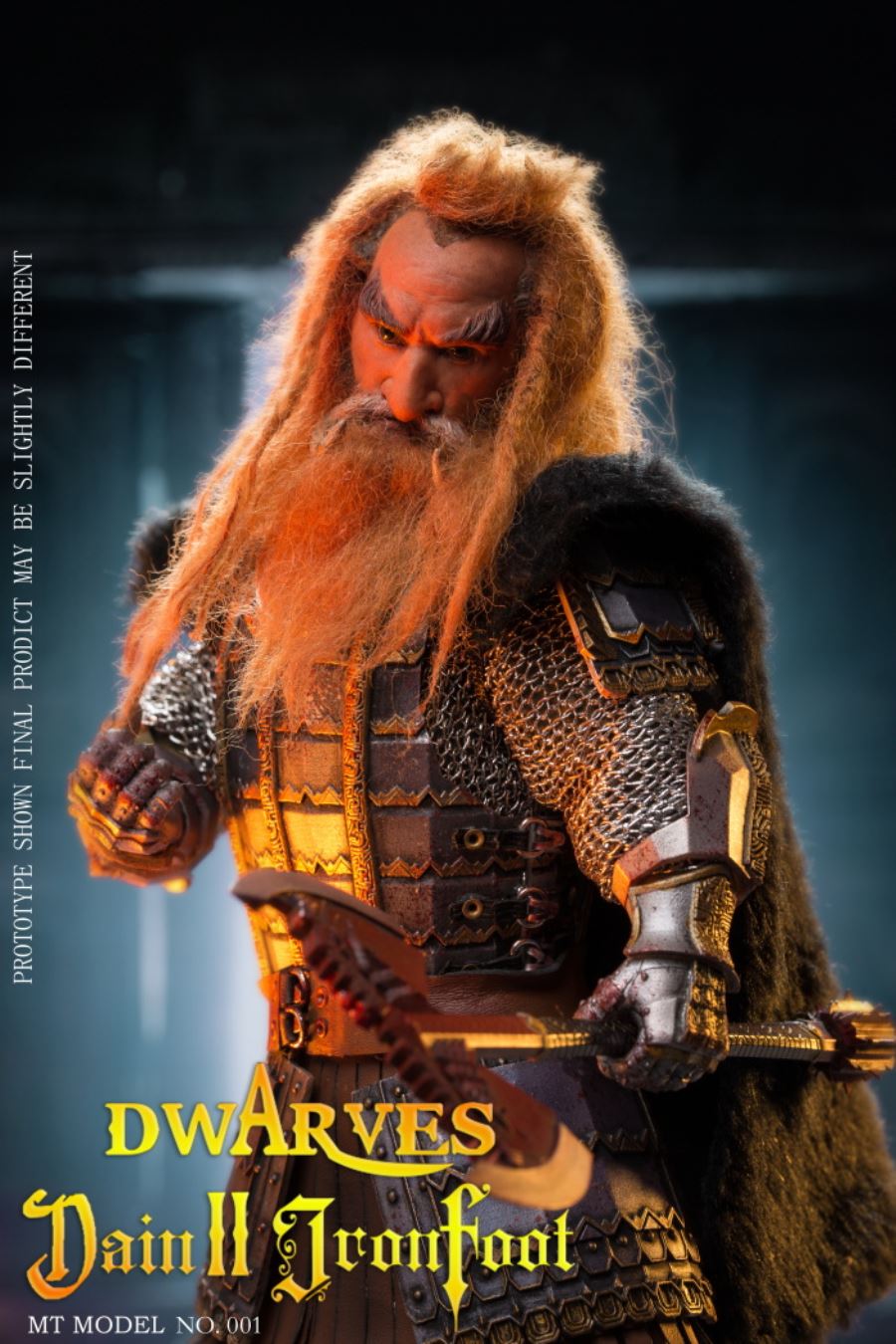 1/6 dwarf Dane II iron footed moving figure