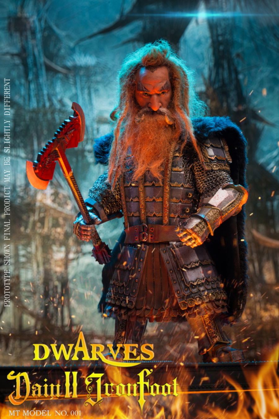 1/6 dwarf Dane II iron footed moving figure