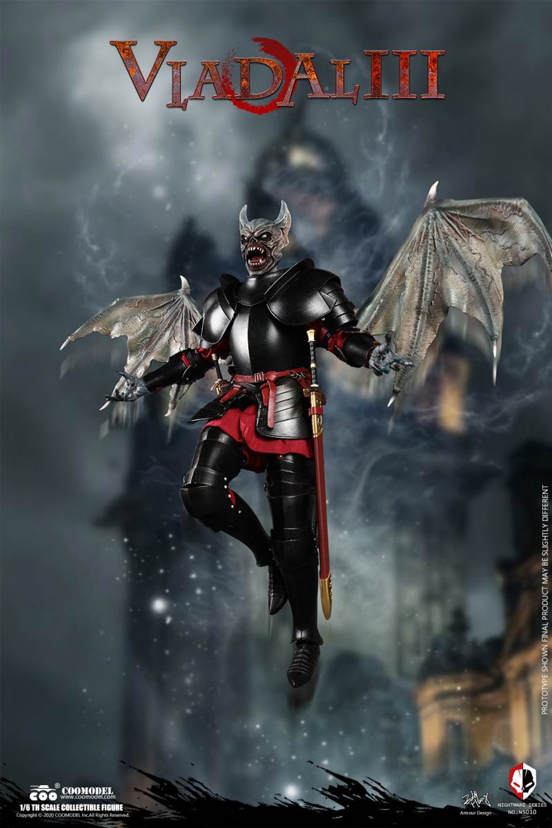 COOMODEL NO.NS010 1/6 NIGHTMARE SERIES (DIECAST ALLOY) - VLAD AL III