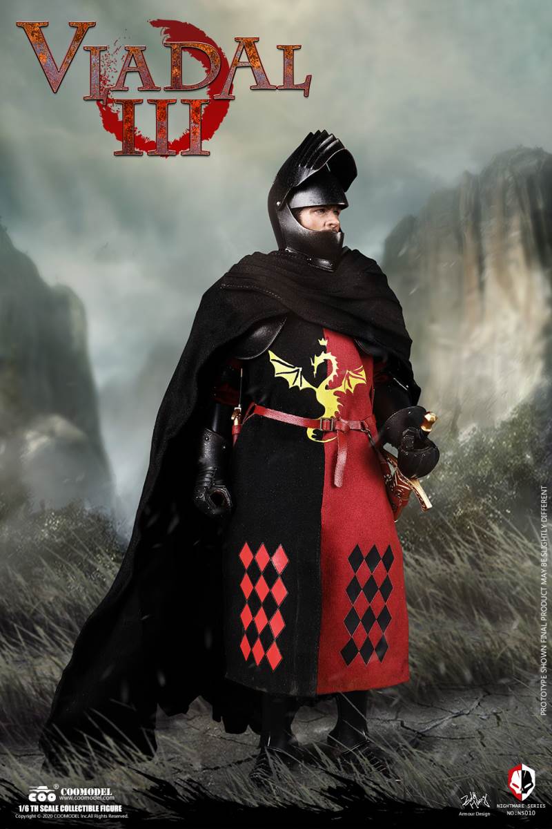 COOMODEL NO.NS010 1/6 NIGHTMARE SERIES (DIECAST ALLOY) - VLAD AL III