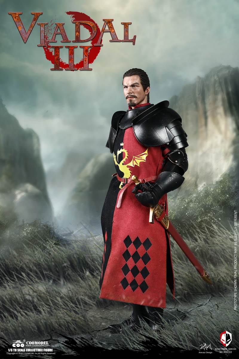 COOMODEL NO.NS010 1/6 NIGHTMARE SERIES (DIECAST ALLOY) - VLAD AL III