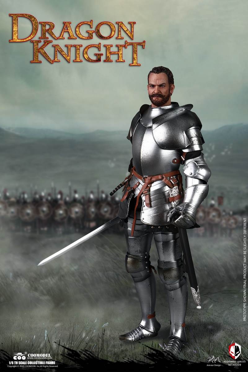 NO.NS009 1/6 NIGHTMARE SERIES (DIECAST ALLOY) - DRAGON KNIGHT