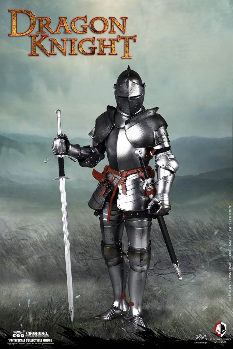 NO.NS009 1/6 NIGHTMARE SERIES (DIECAST ALLOY) - DRAGON KNIGHT