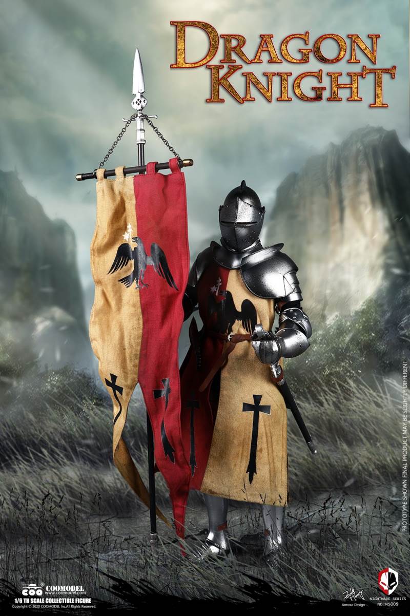 NO.NS009 1/6 NIGHTMARE SERIES (DIECAST ALLOY) - DRAGON KNIGHT