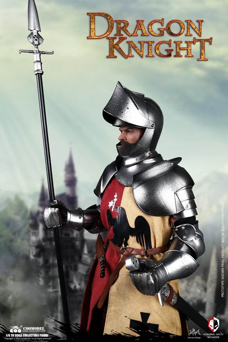 NO.NS009 1/6 NIGHTMARE SERIES (DIECAST ALLOY) - DRAGON KNIGHT
