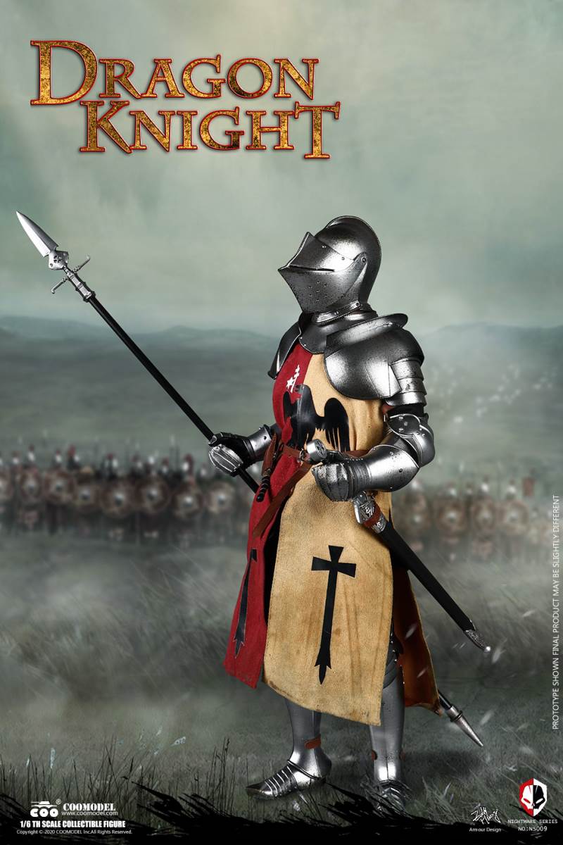 NO.NS009 1/6 NIGHTMARE SERIES (DIECAST ALLOY) - DRAGON KNIGHT