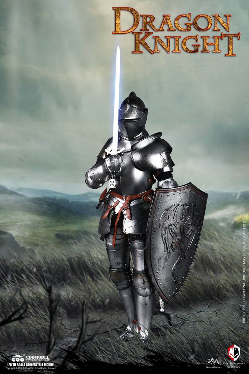 NO.NS009 1/6 NIGHTMARE SERIES (DIECAST ALLOY) - DRAGON KNIGHT