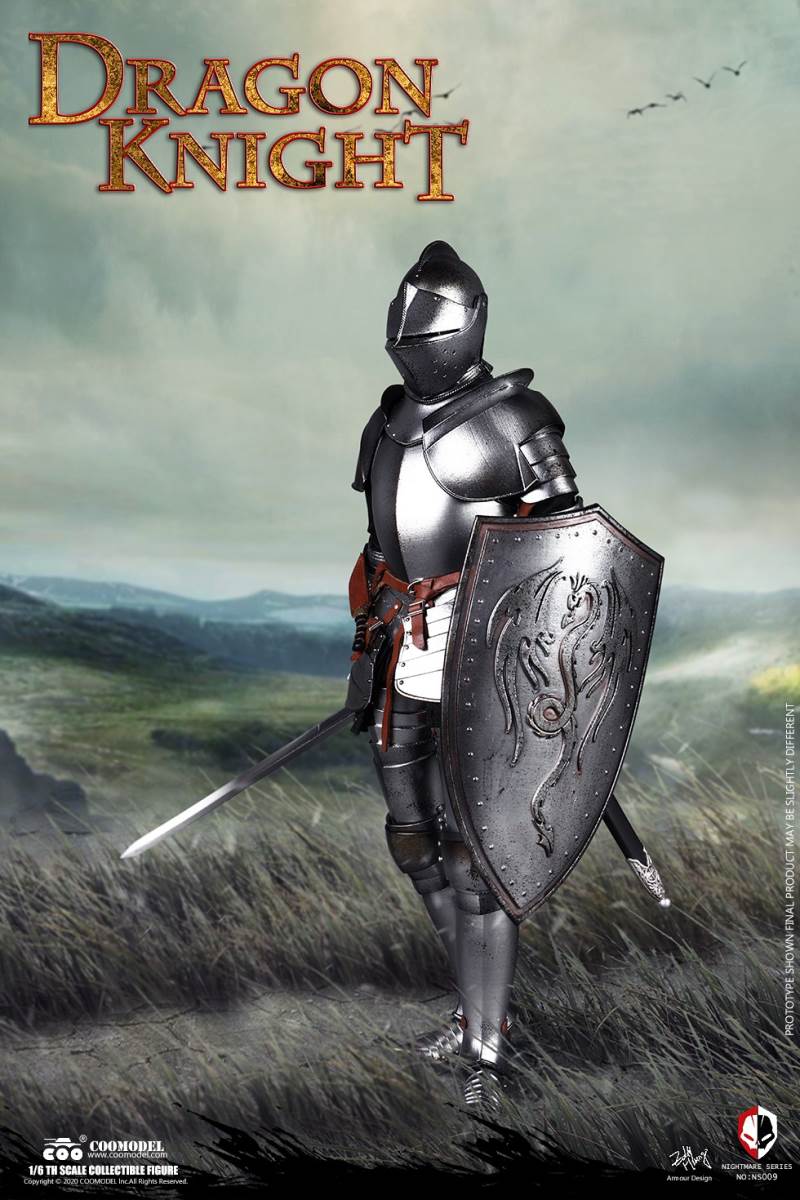 NO.NS009 1/6 NIGHTMARE SERIES (DIECAST ALLOY) - DRAGON KNIGHT