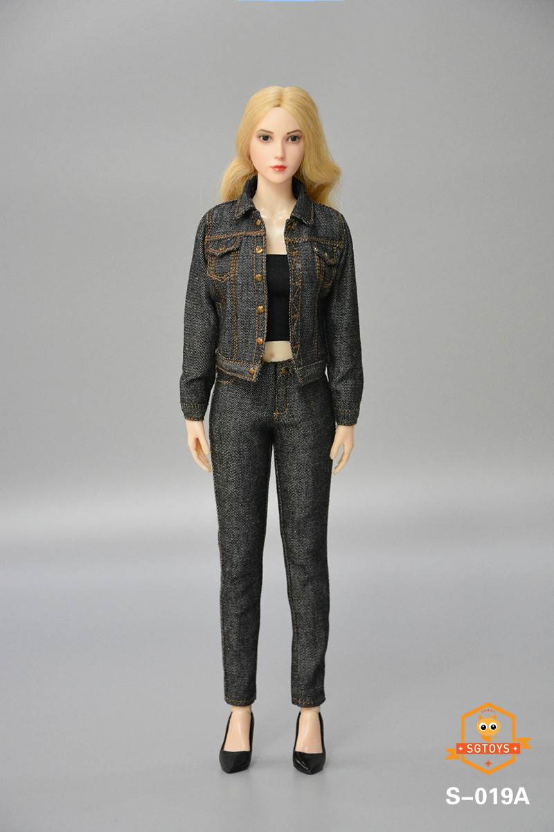 1/6 ladies denim suit (A/B) #S-019