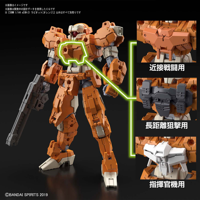 30MM 1/144 eEXM-21 Rabiot [Orange]