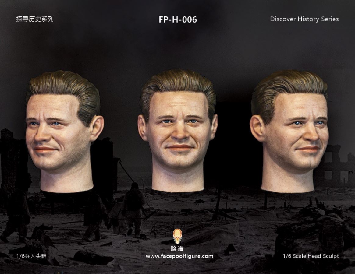 1/6 Discover History Series Head Sculpture,Vasily Zaytsev FP-H-006