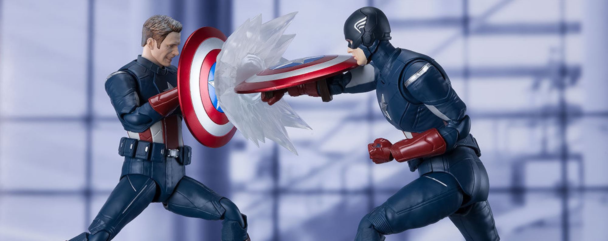 Avengers: Endgame - S.H.Figuarts Captain America -Cap Vs. Cap. Edition-