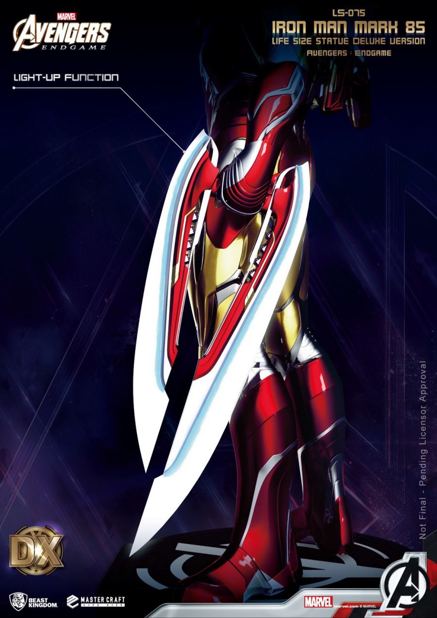 LS-075 Avengers: Final Battle Iron Man Mark 85 1/1 Statue Deluxe Edition 4710586073898
