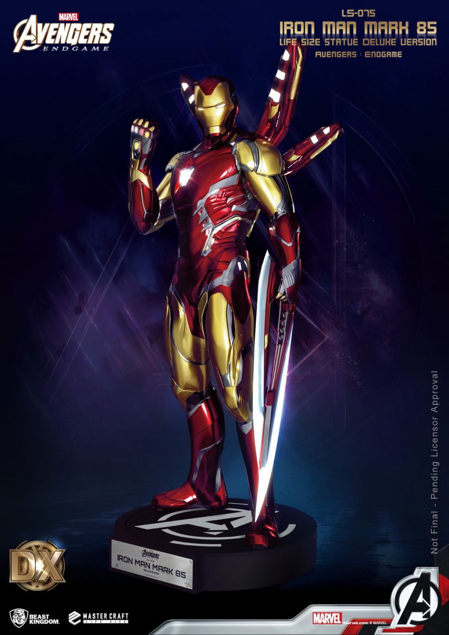 LS-075 Avengers: Final Battle Iron Man Mark 85 1/1 Statue Deluxe Edition 4710586073898