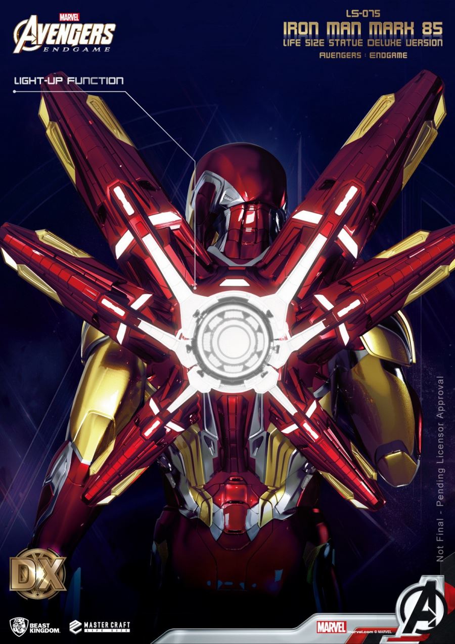LS-075 Avengers: Final Battle Iron Man Mark 85 1/1 Statue Deluxe Edition 4710586073898
