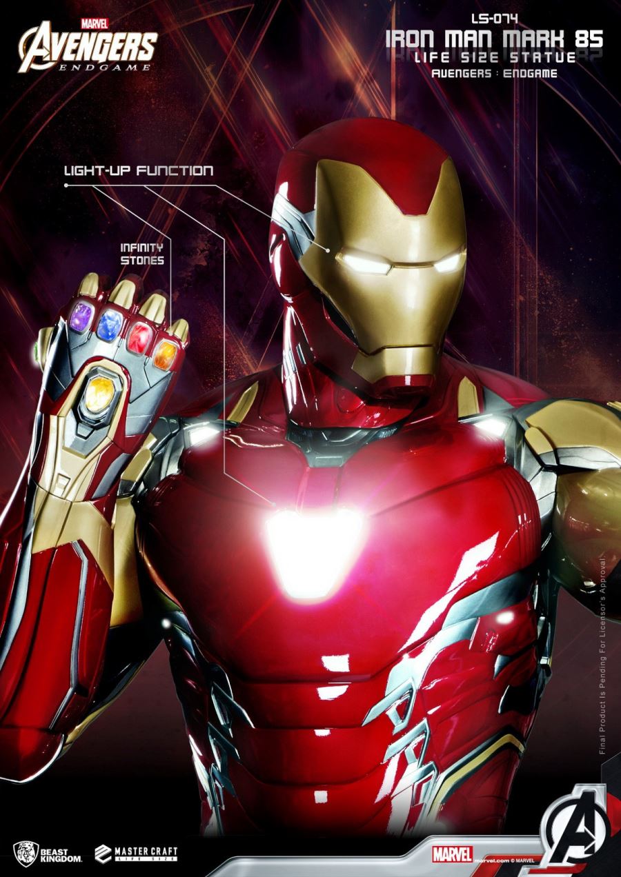 LS-075 Avengers: Final Battle Iron Man Mark 85 1/1 Statue 4710586069280