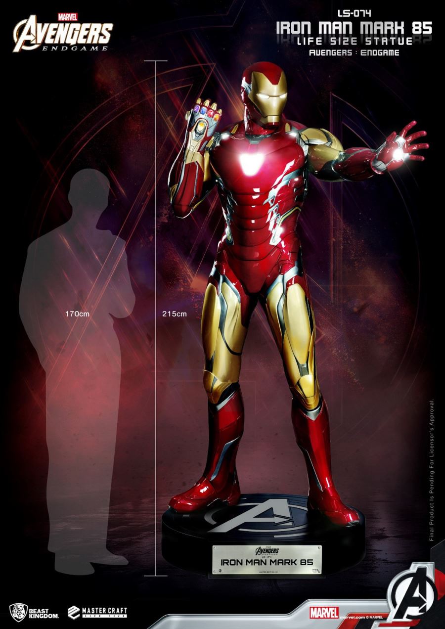 LS-075 Avengers: Final Battle Iron Man Mark 85 1/1 Statue 4710586069280