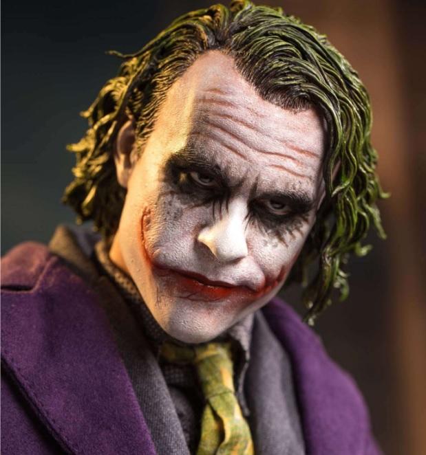 A030 1/4 Batman Dark Knight Purple Coat Clown