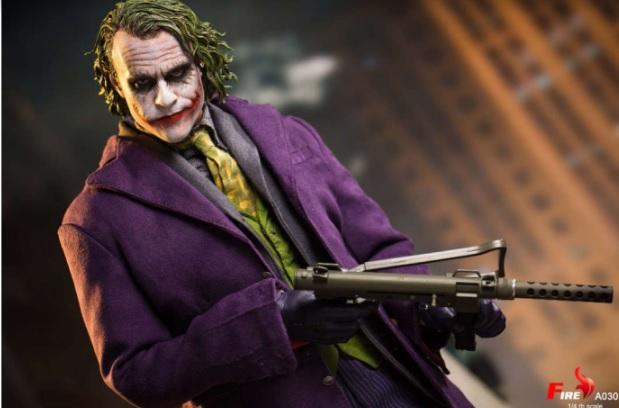 A030 1/4 Batman Dark Knight Purple Coat Clown