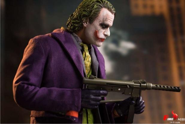 A030 1/4 Batman Dark Knight Purple Coat Clown