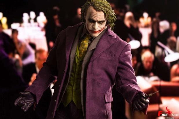 A030 1/4 Batman Dark Knight Purple Coat Clown