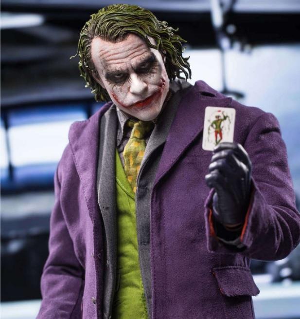 A030 1/4 Batman Dark Knight Purple Coat Clown