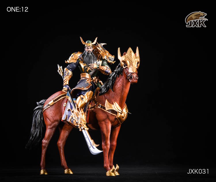1/12 Three Kingdoms Red Horse Static Model