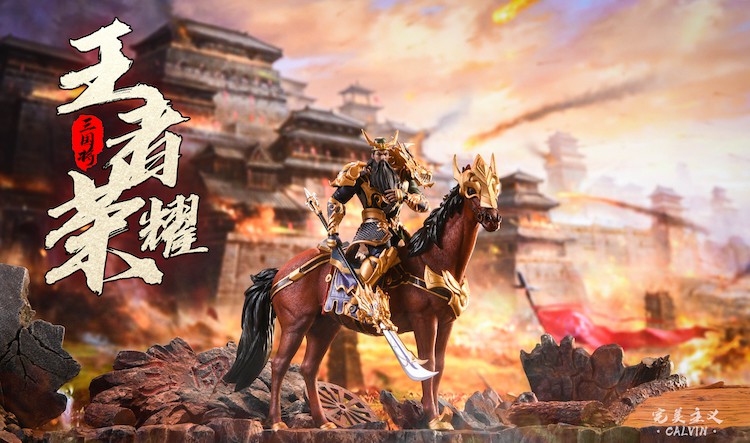 1/12 Three Kingdoms Red Horse Static Model