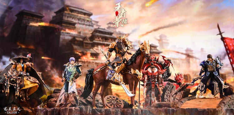 1/12 Three Kingdoms Red Horse Static Model