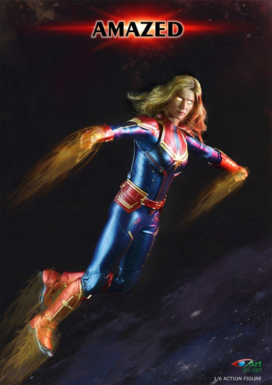 1/6 AMAZED amazing female action figure BY-012