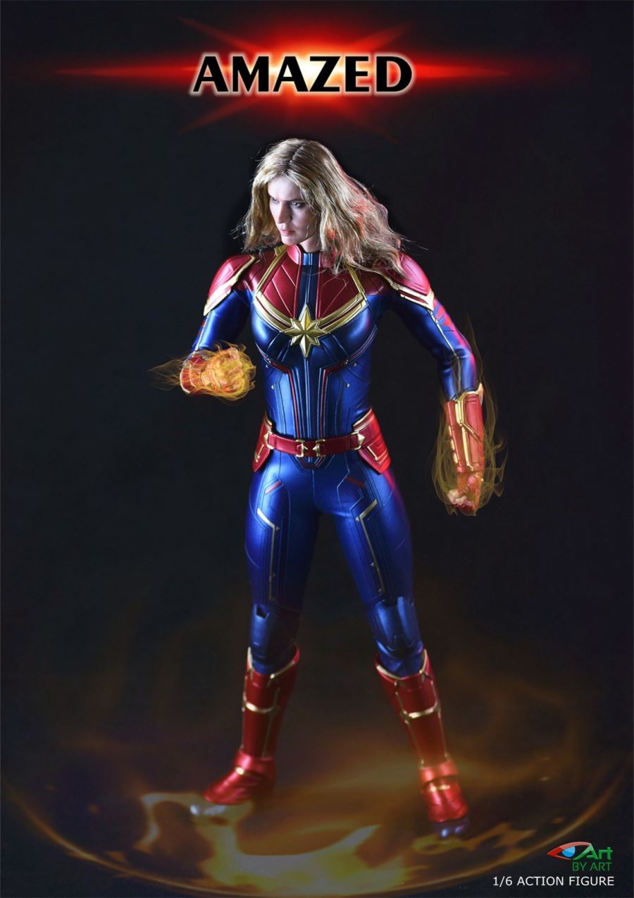 1/6 AMAZED amazing female action figure BY-012