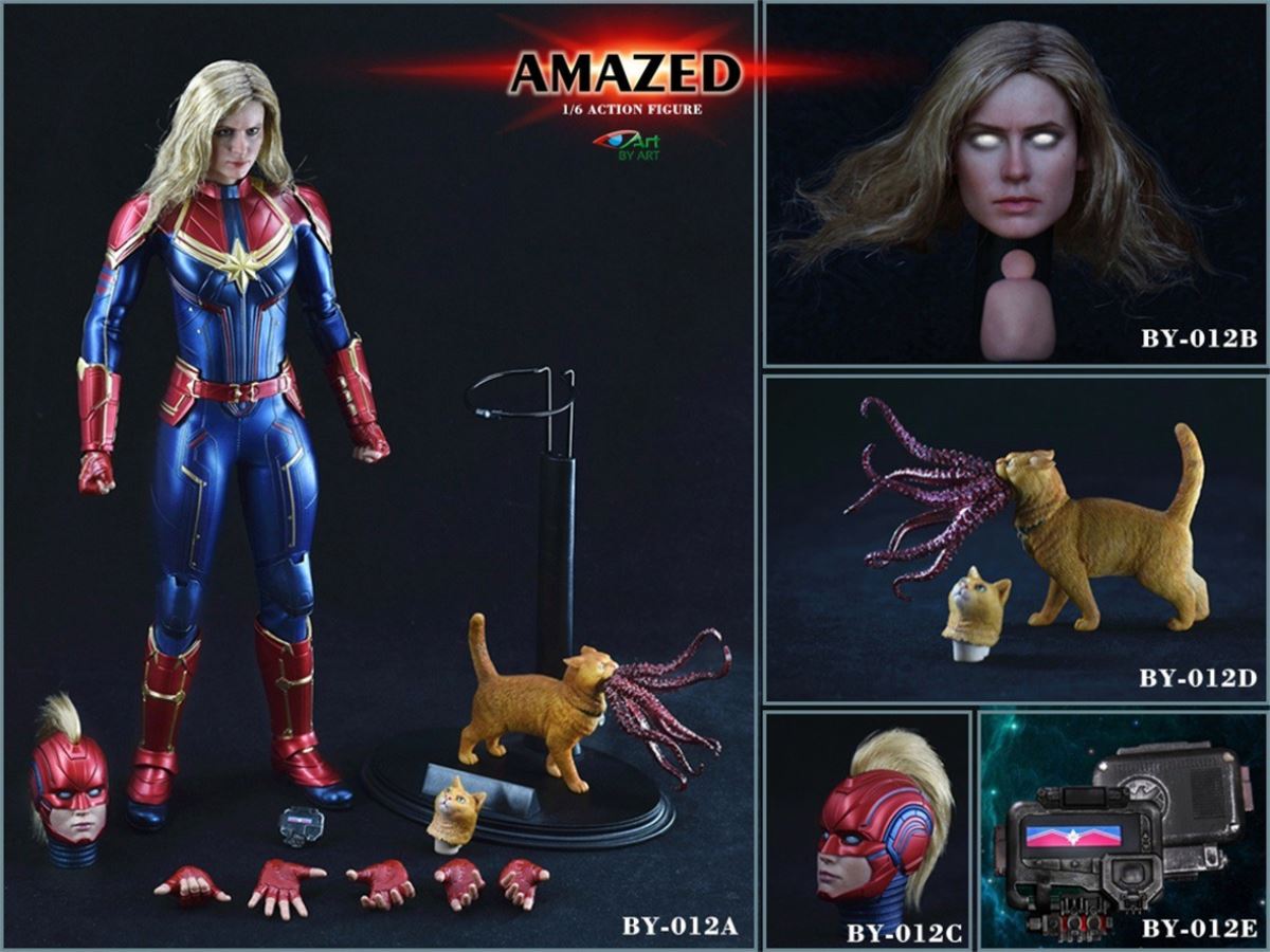 1/6 AMAZED amazing female action figure BY-012