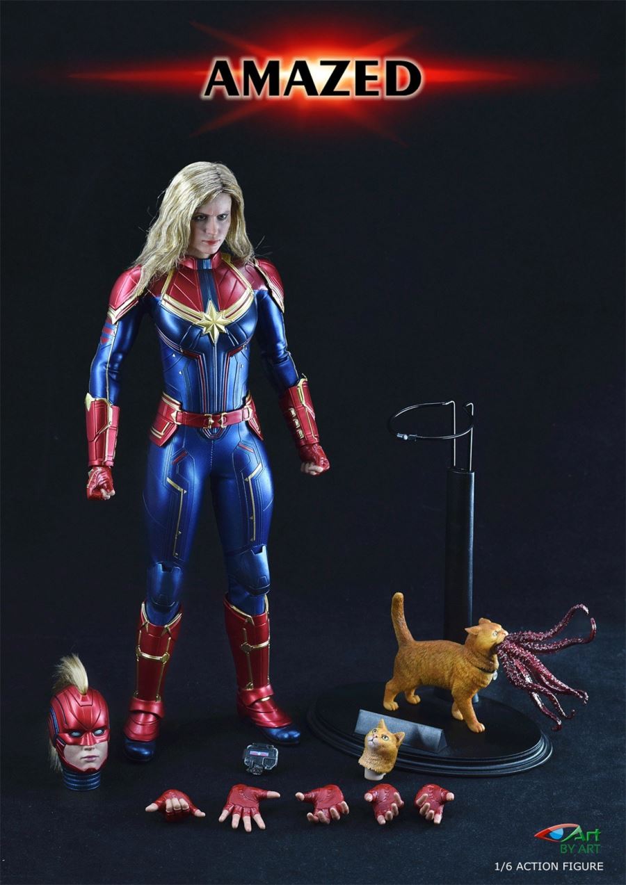 1/6 AMAZED amazing female action figure BY-012