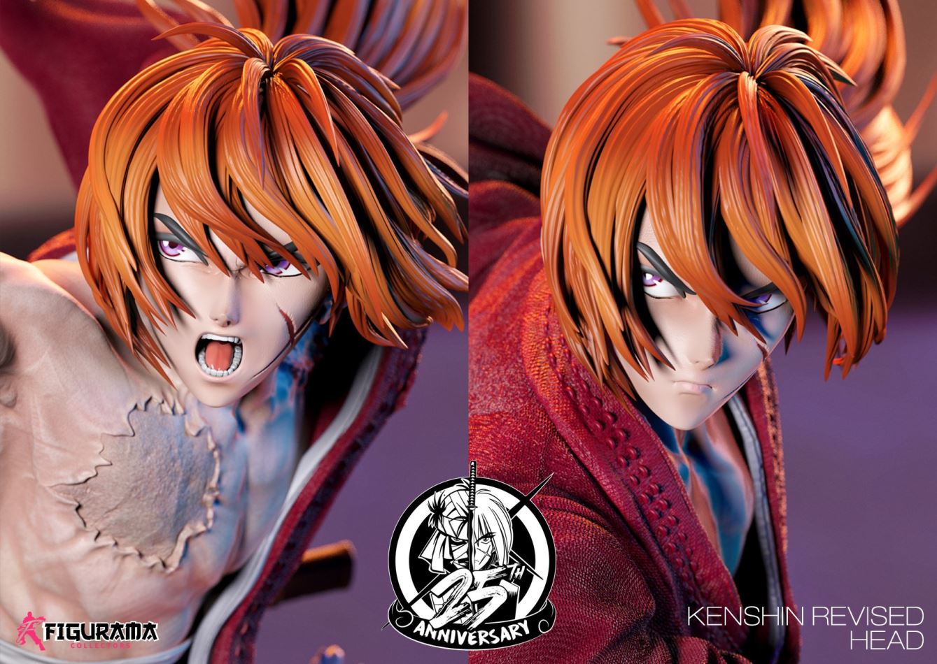 Figurama Collectors อัพเดทใบหน้างานปั้น Kenshin VS Shishio